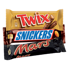 TWIX, SNICKERS, MARS
