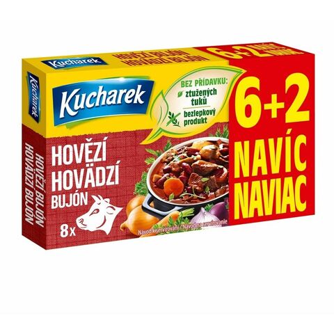 KUCHAREK HOVĚZÍ BUJÓN 6+2 80G