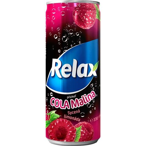 RELAX COLA-MALINA 330ML